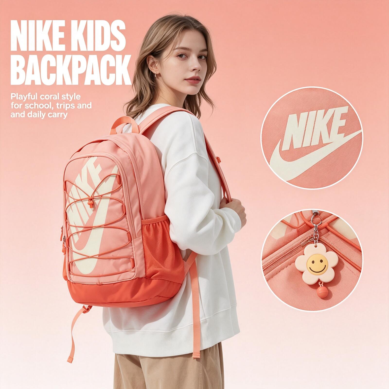 Fashion Backpack Women - Nike para homens e mulheres, bolsa