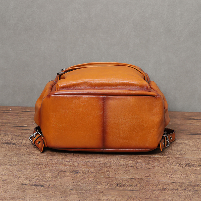 Mochila Masculina YETTIES Vint - Leather Backpack Vintage avaliação e preço