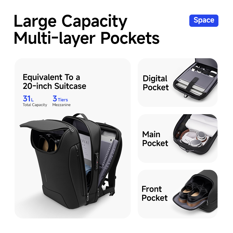 Mochila Inteligente Masculina  - Travel Backpack Anti Theft avaliação e preço