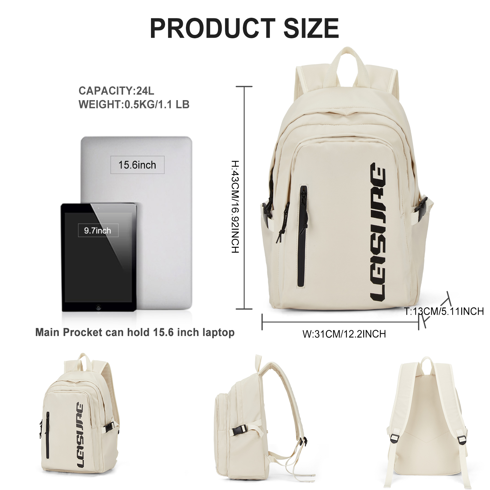Mochila Escolar Casual Leve pa - Fashion Backpack Women avaliação e preço