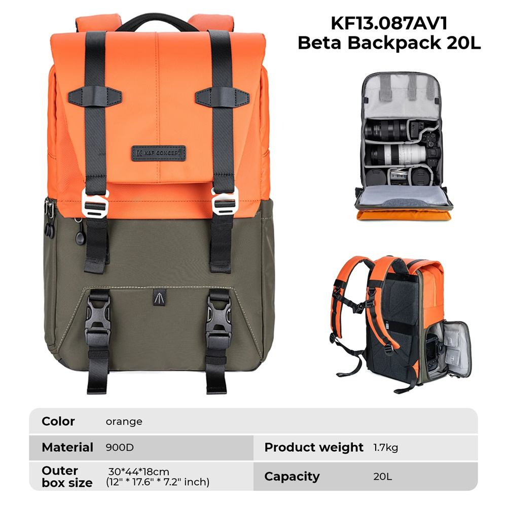 Mochila para Câmera K&F CONCEP - Laptop Backpack 15.6 avaliação e preço