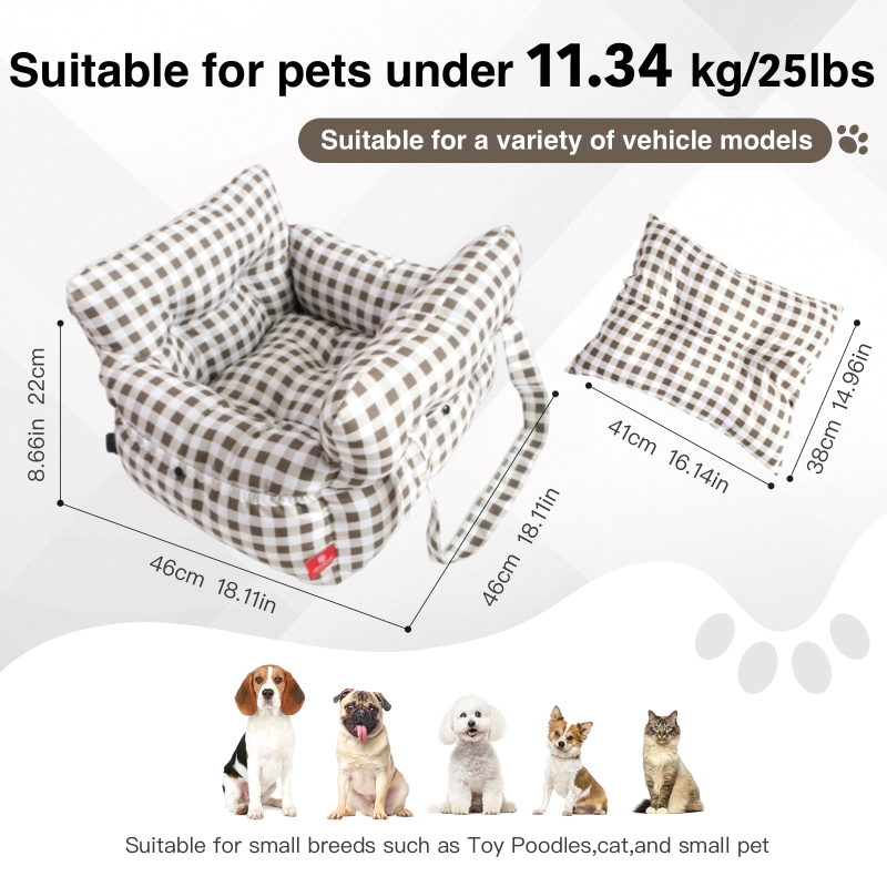 Cama de Carro para Cães Multif - Foldable Backpack Small avaliação e preço