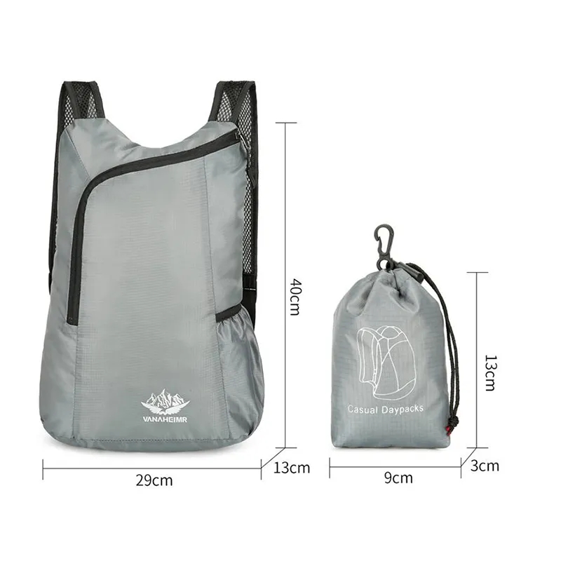 20l unisex leve ao ar livre mo - Foldable Backpack Small avaliação e preço