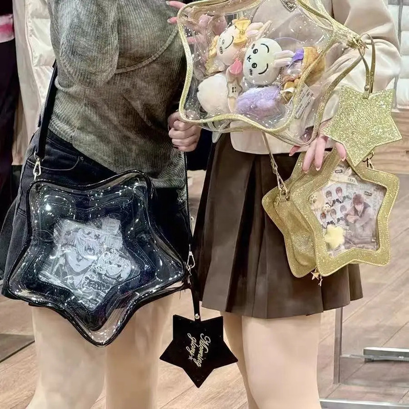Bolsa Transversal Y2K Estrela  - Mini Backpack Purse avaliação e preço