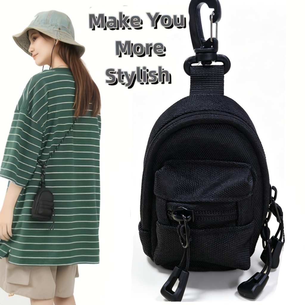 Mini Bolsa de Nylon Masculina  - Mini Backpack Purse avaliação e preço