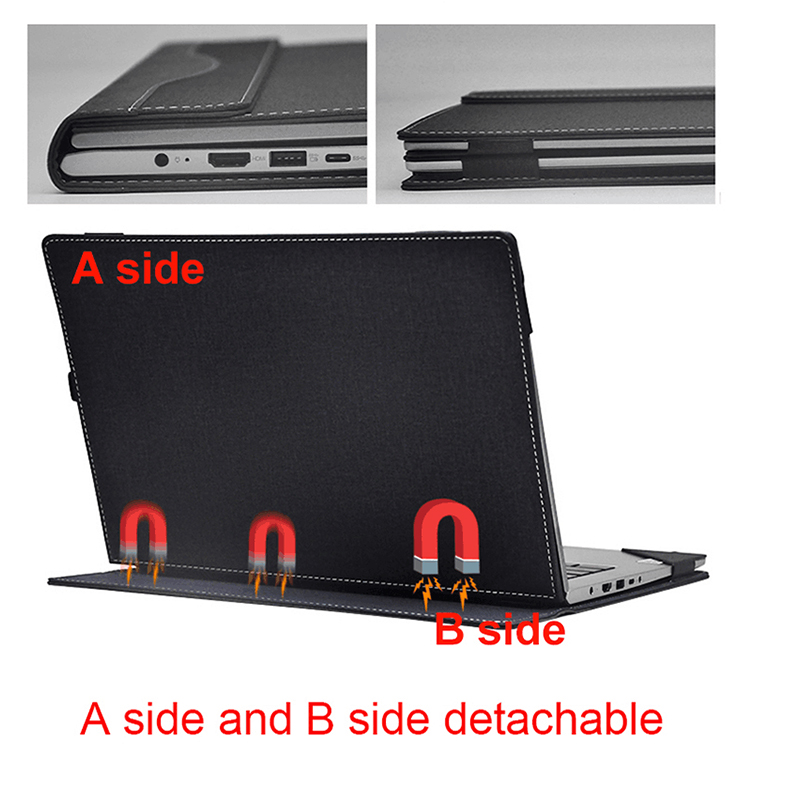 Removível PU Capa de Couro par - Laptop Sleeve Removable avaliação e preço