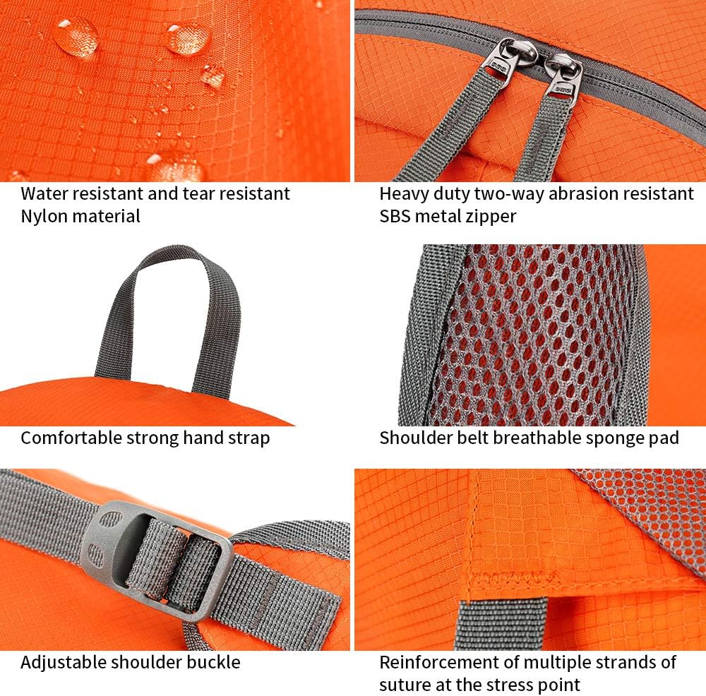FENGDONG 35L Leve Dobrável Imp - Foldable Backpack Small avaliação e preço