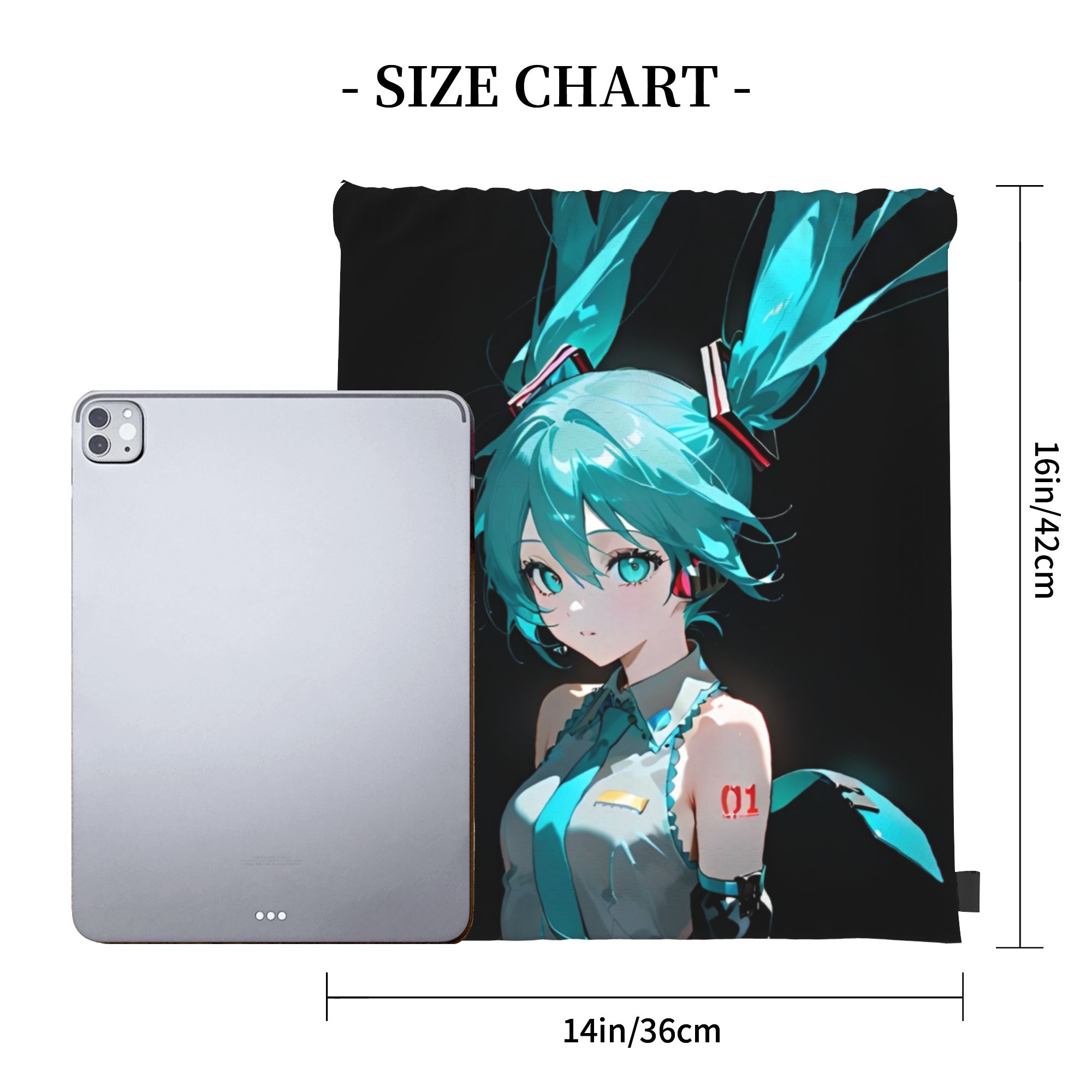 H-Hatsunes Mikus Bag Mochila c - Drawstring Gym Bag avaliação e preço